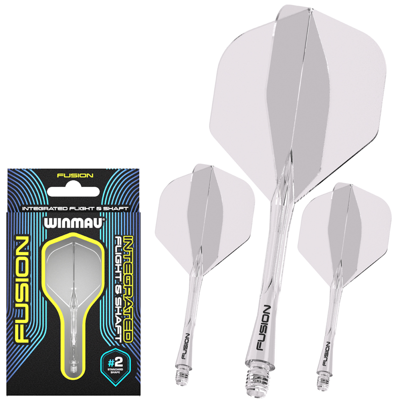 Combi Ailette&Tige Winmau Fusion Soft Clear 28mm