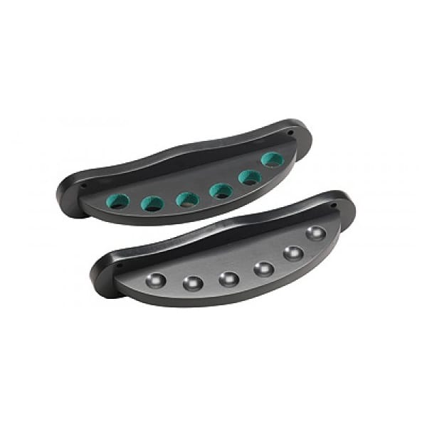 Porte-queues de billard noir Deluxe – 6 queues