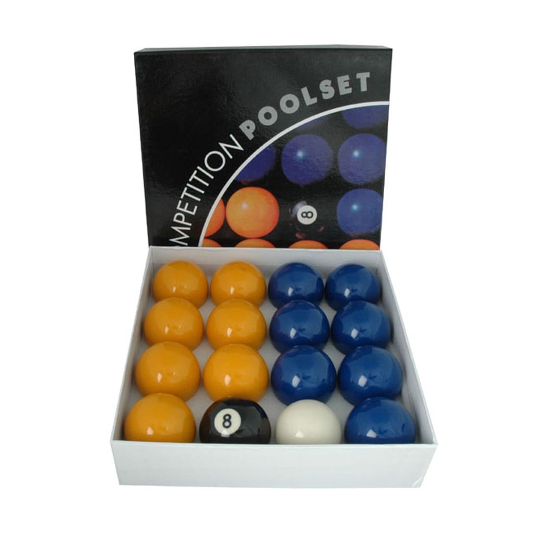 Jeu de billes billard Pool Anglais bleu/jaune