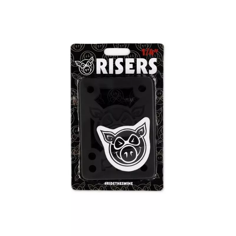Pig / Risers 1/4’’ / Black