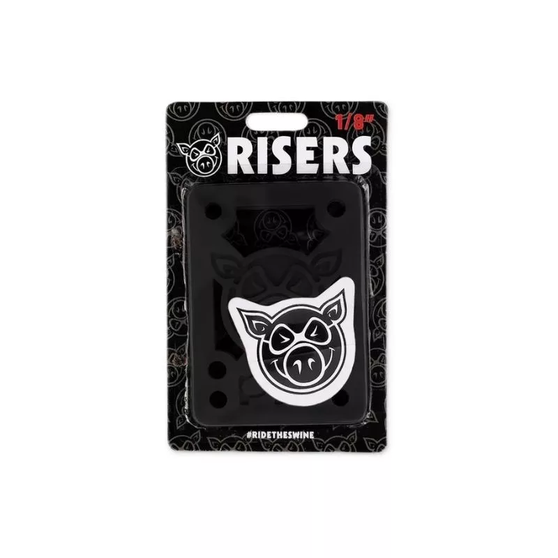 Pig / Risers 1/8’’ / Black