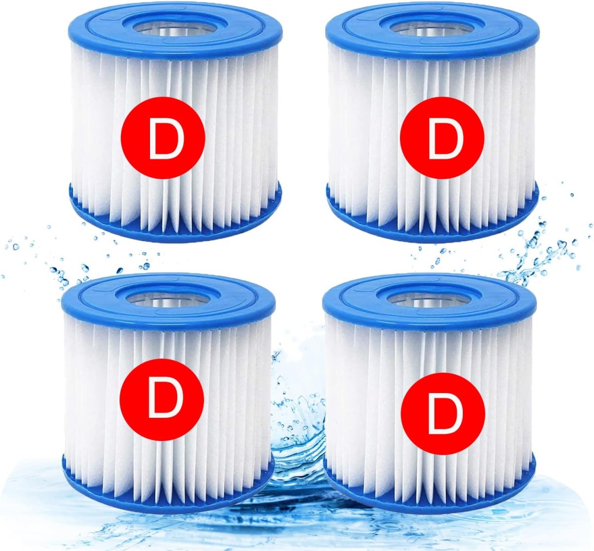 Lot de 3 Cartouche type D Summer Waves